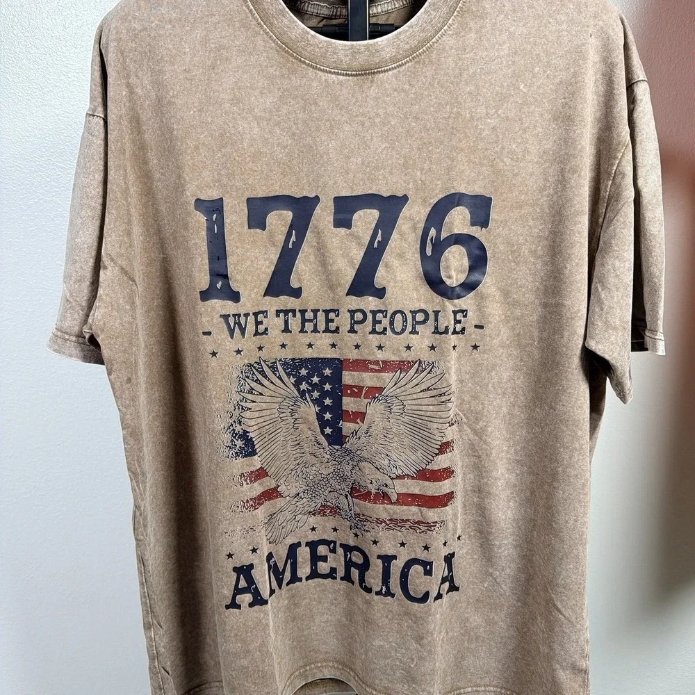 We The People 1776 Shirt, Patriotic Eagle USA 250th Anniversary Tee America 250